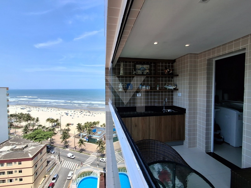 Lindo apartamento 2 dormitórios mobiliado e com vista mar R$ 760 mil: 7ª foto da galeria de imagens do imóvel