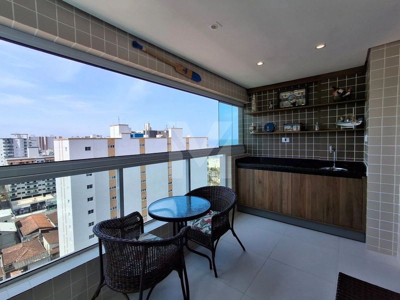 Lindo apartamento 2 dormitórios mobiliado e com vista mar R$ 760 mil: 3ª foto da galeria de imagens do imóvel