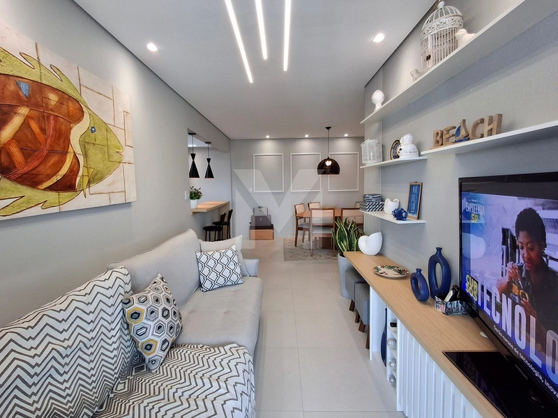 Lindo apartamento 2 dormitórios mobiliado e com vista mar R$ 760 mil: 10ª foto da galeria de imagens do imóvel