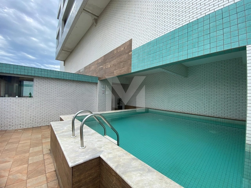 1 Dorm a 50m da Praia • Sacada c/ Churrasqueira • Piscina: 18ª foto da galeria de imagens do imóvel