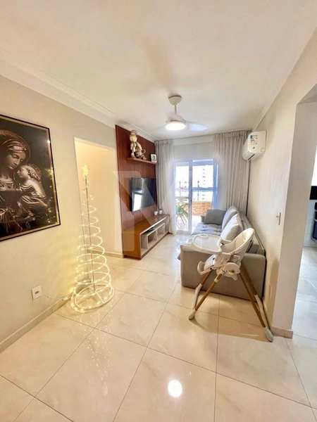 Apartamento Mobiliado pra moradia na Guilhermina, Praia Grande-SP: 2ª foto da galeria de imagens do imóvel