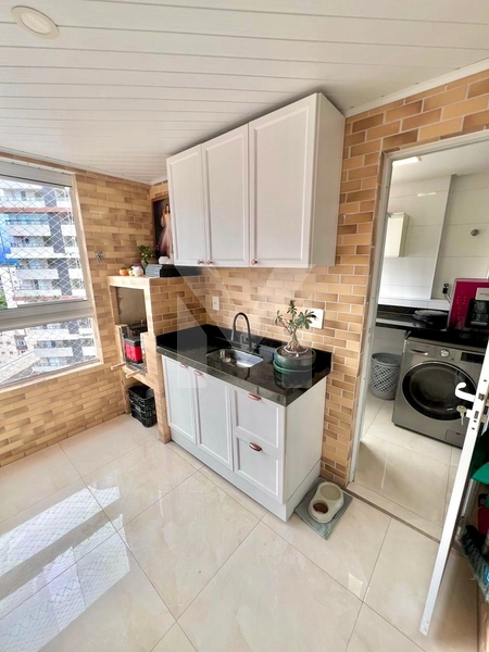 Apartamento Mobiliado pra moradia na Guilhermina, Praia Grande-SP: 10ª foto da galeria de imagens do imóvel