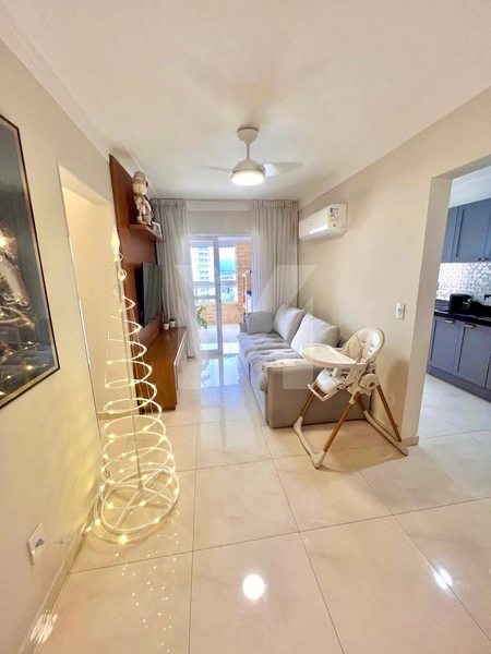 Apartamento Mobiliado pra moradia na Guilhermina, Praia Grande-SP