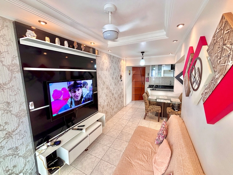 Apartamento 1 Dorm. com vista livre(Mar) na Ocian- Praia Grande SP: 4ª foto da galeria de imagens do imóvel