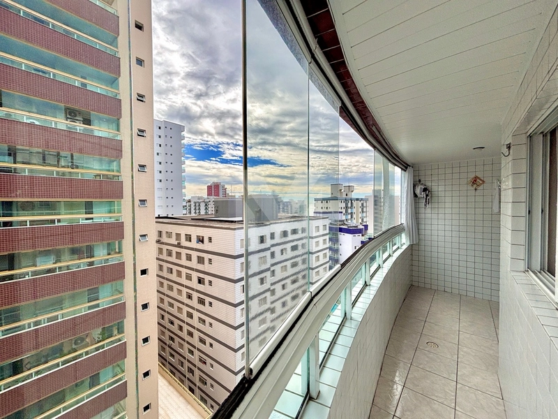 Apartamento 1 Dorm. com vista livre(Mar) na Ocian- Praia Grande SP: 2ª foto da galeria de imagens do imóvel