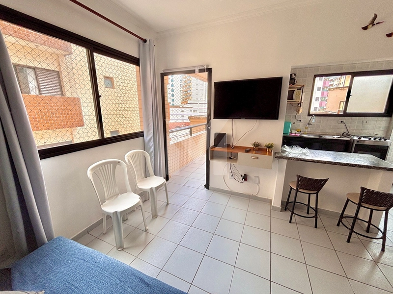 Apartamento 1 Dorm. com sacada mobiliado na Guilhermina: 5ª foto da galeria de imagens do imóvel