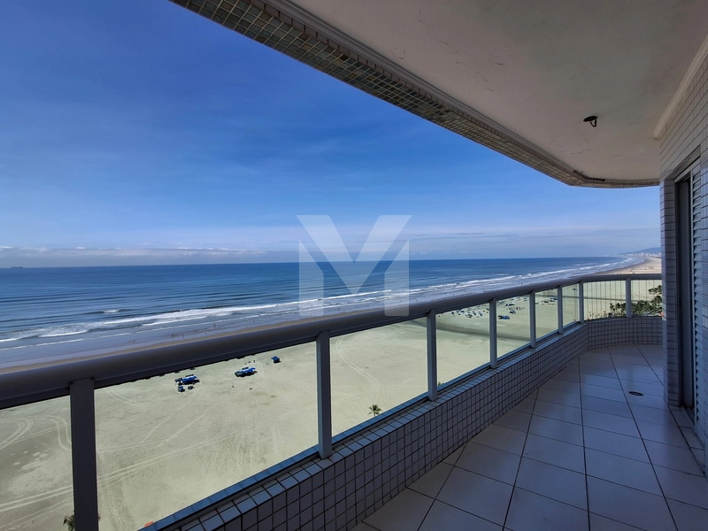 Apartamento frente total para o mar com 3 quartos na Guilhermina: 4ª foto da galeria de imagens do imóvel