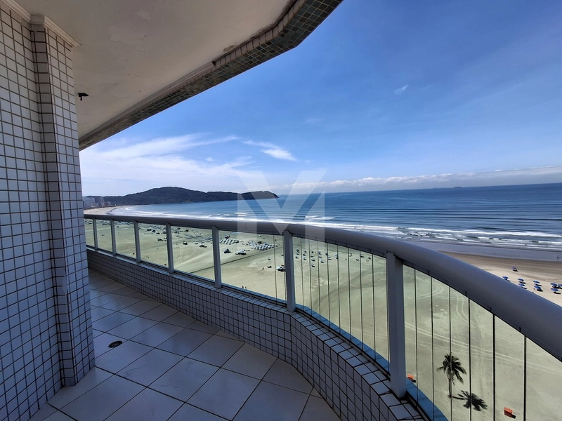 Apartamento frente total para o mar com 3 quartos na Guilhermina: 6ª foto da galeria de imagens do imóvel