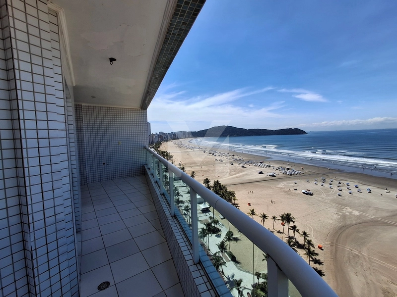 Apartamento frente total para o mar com 3 quartos na Guilhermina: 7ª foto da galeria de imagens do imóvel