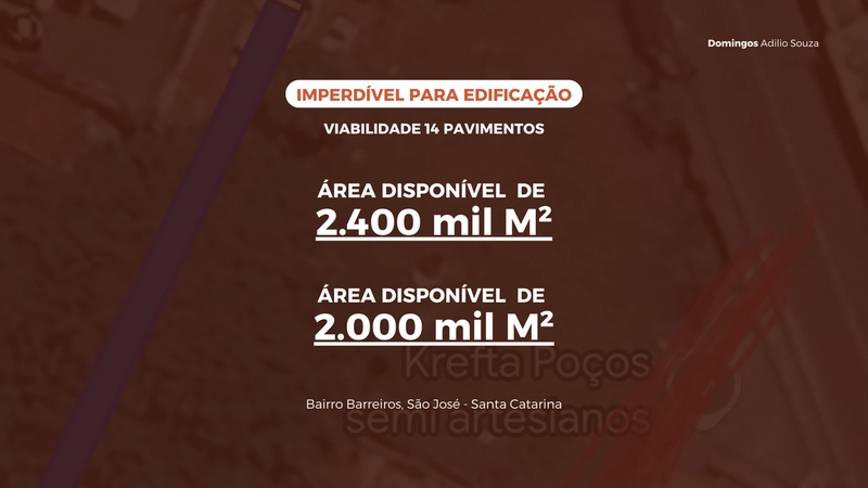 Área Extremamente Valorizada e Cobiçada em São José/SC: 2ª foto da galeria de imagens do imóvel