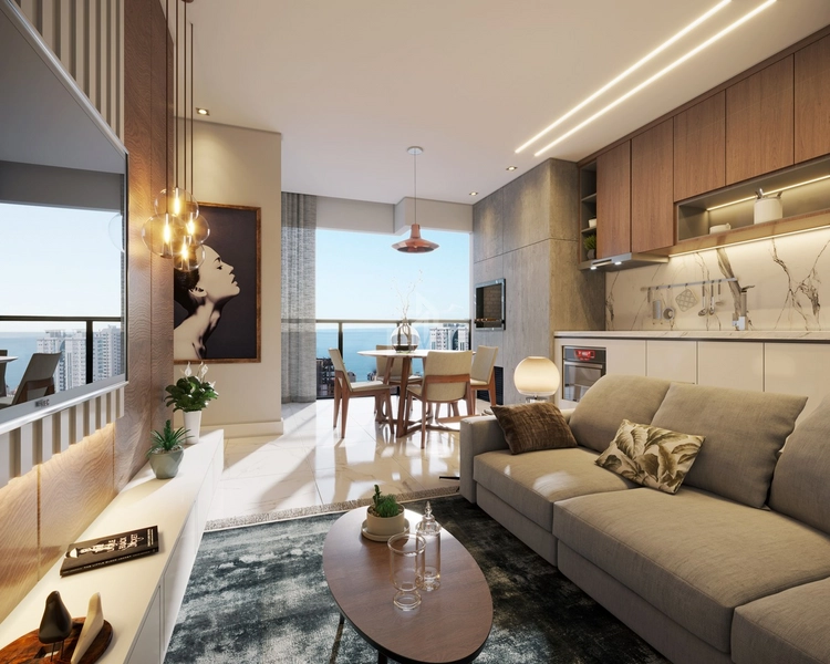 Apartamento 1 suíte e 1 quarto a venda - Morretes - Itapema/SC: 5ª foto da galeria de imagens do imóvel