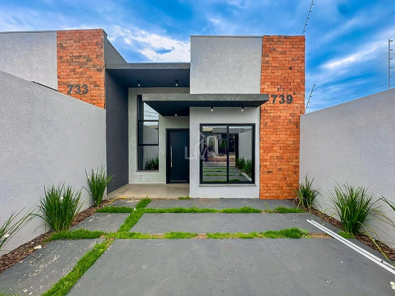 Casa com 1 suíte e 2 quartos a venda - Veredas - Cascavel/PR