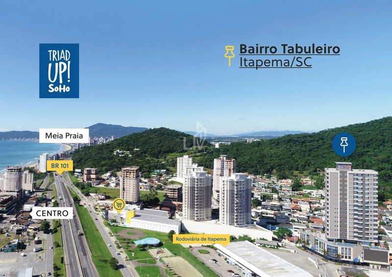 Apartamento 1 suíte e 1 quarto a venda - Tab. das Oliveiras - Itapema: 8ª foto da galeria de imagens do imóvel