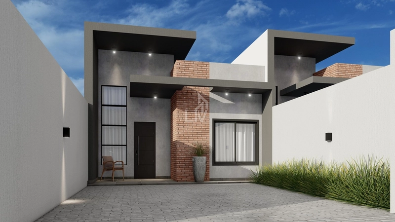 Casa com 1 suíte e 1 quarto a venda - Veredas - Cascavel/PR