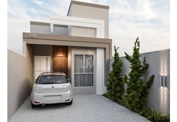 Casa com suíte + 2 quartos  a venda - Positano - Cascavel/PR