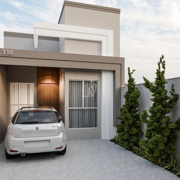 Casa com suíte + 2 quartos  a venda - Positano - Cascavel/PR: 2ª foto da galeria de imagens do imóvel