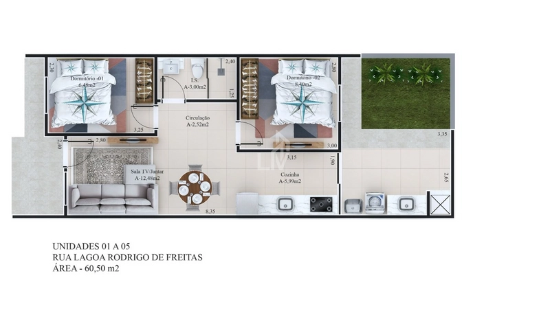 Casa com 2 quartos  a venda - Ecopark - Cascavel/PR: 6ª foto da galeria de imagens do imóvel