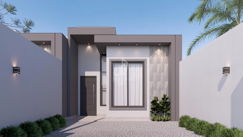 Casa com suíte e 2 quartos a venda - Santa Cruz - Cascavel/PR