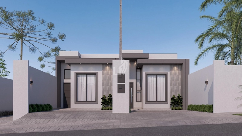 Casa com suíte e 2 quartos a venda - Santa Cruz - Cascavel/PR: 2ª foto da galeria de imagens do imóvel