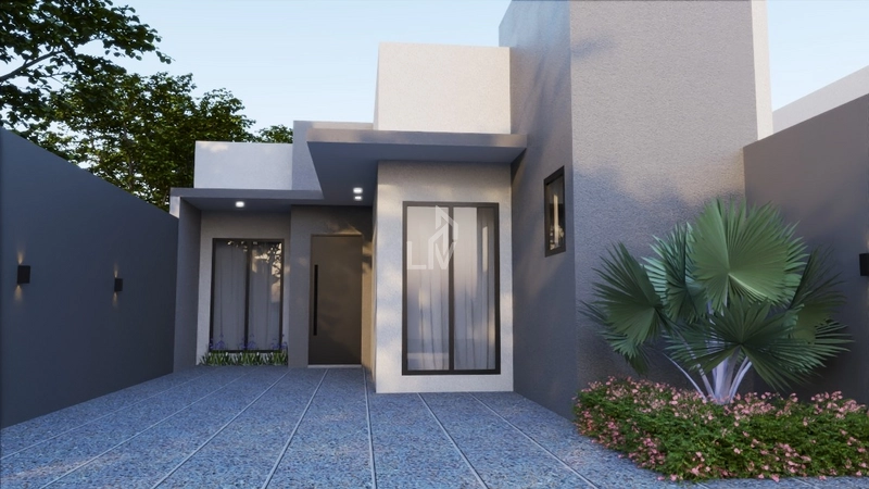 Casa com suíte e 2 quartos a venda - Florais do Parana - Cascavel/PR