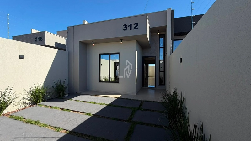 Casa com suíte e 2 quartos a venda - Paraiso Tropical - Cascavel/PR