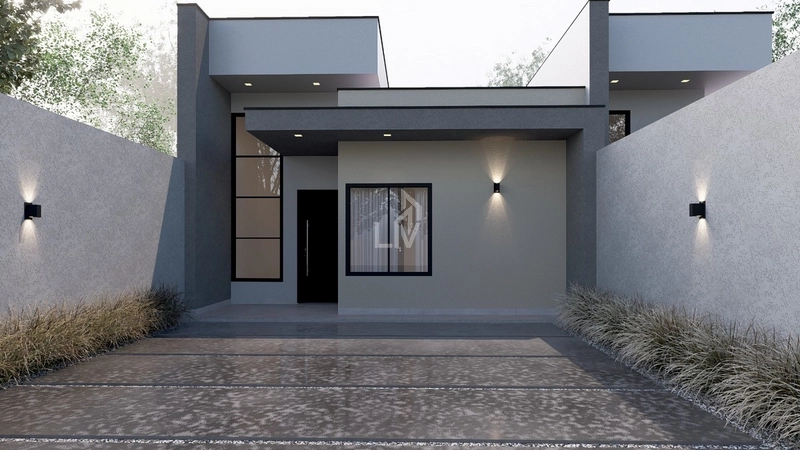 Casa com suíte e 2 quartos a venda - Bella Vita - Cascavel/PR: 1ª foto da galeria de imagens do imóvel