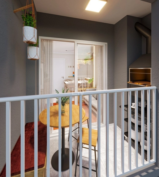 Apartamento com 2 quartos a venda - Pinherinho - Toledo/PR: 12ª foto da galeria de imagens do imóvel