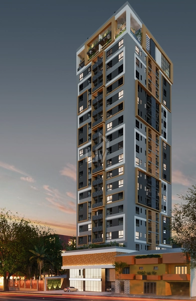 Apartamento 1 suíte e 2 quartos a venda - Centro - Cascavel