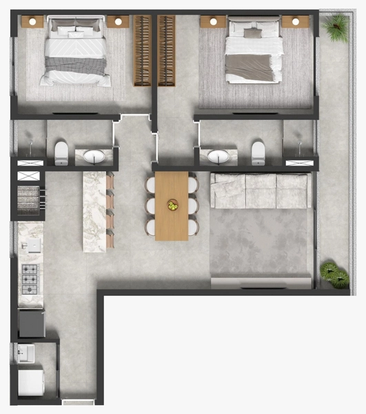 O Pescador Residencial – Exclusividade e Sofisticação à Beira-Mar em B: 18ª foto da galeria de imagens do imóvel