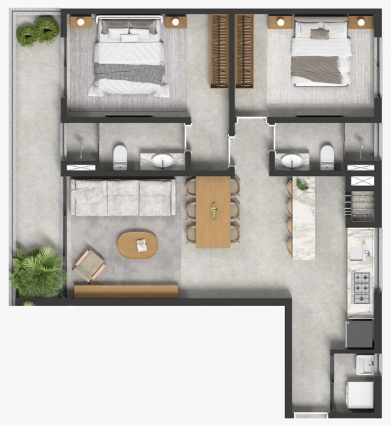O Pescador Residencial – Exclusividade e Sofisticação à Beira-Mar em B: 17ª foto da galeria de imagens do imóvel