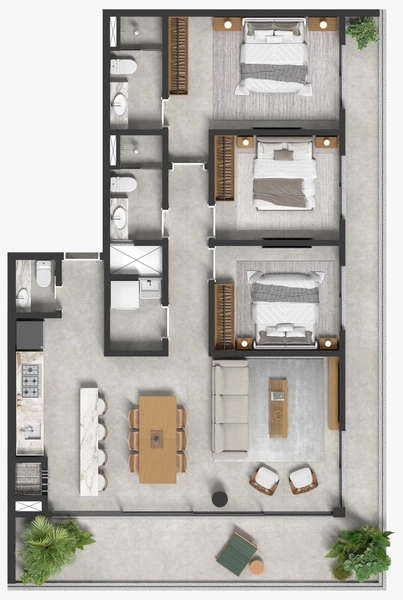 O Pescador Residencial – Exclusividade e Sofisticação à Beira-Mar em B: 20ª foto da galeria de imagens do imóvel