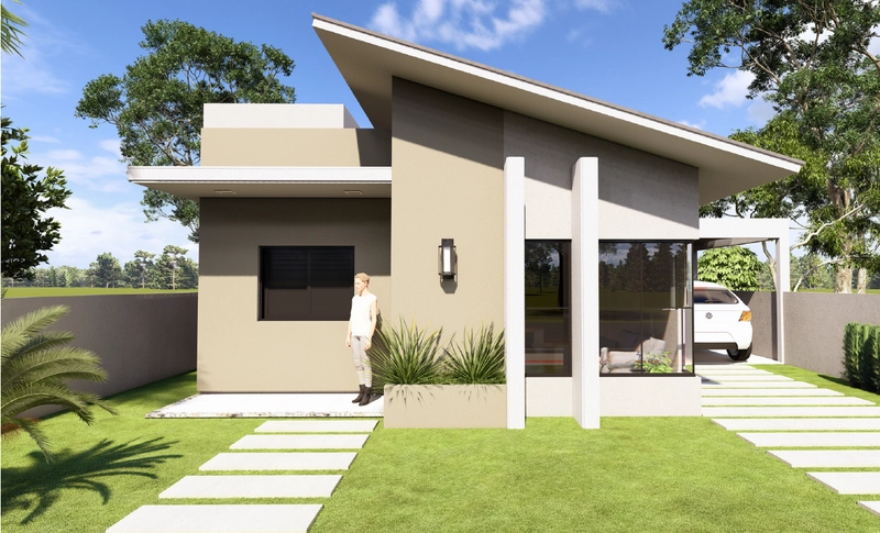 Residência Moderna no Jardim Ultramar: 3ª foto da galeria de imagens do imóvel