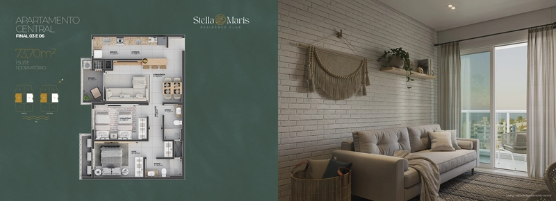 Stella Maris Residence Club – Sofisticação a Apenas 50m do Mar: 25ª foto da galeria de imagens do imóvel