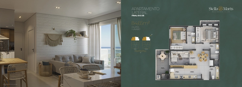 Stella Maris Residence Club – Sofisticação a Apenas 50m do Mar: 24ª foto da galeria de imagens do imóvel