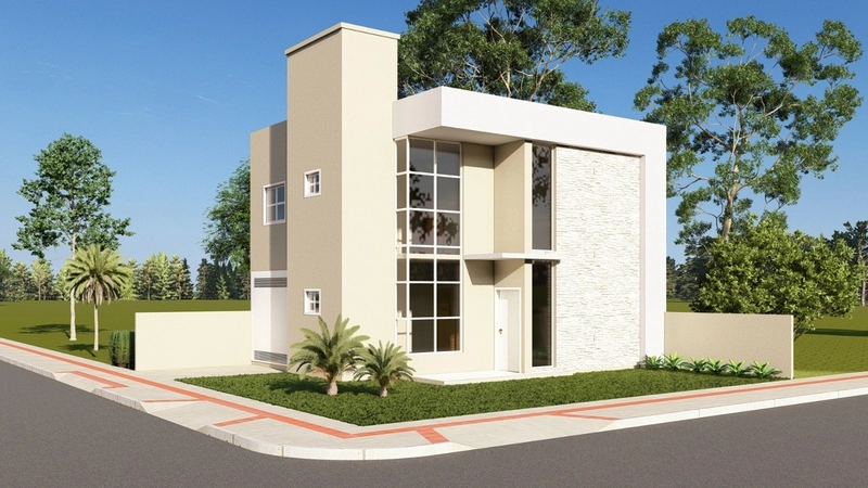 Sobrado de 129m² em Esquina Privilegiada no Village Dunas Norte: 1ª foto da galeria de imagens do imóvel