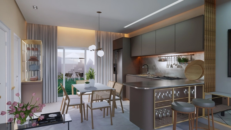 Sobrado com 130m², suíte com closet e excelente acabamento no bairro T: 4ª foto da galeria de imagens do imóvel