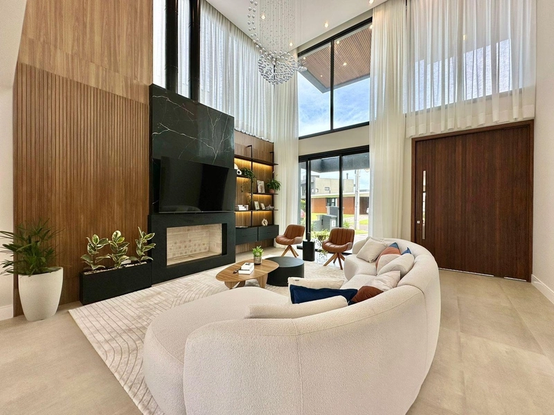 Casa mobiliada, decorada, 5 suites, beira lago, piscina no Celebration: 3ª foto da galeria de imagens do imóvel