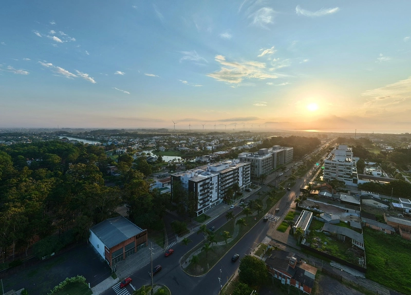 Apartamento mobiliado com 2 dormitórios na av Central em Atlântida: 3ª foto da galeria de imagens do imóvel