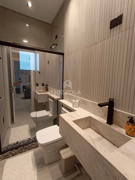 Casa térrea, com 3 suítes, mobiliada e decorada no condomínio Blue: 10ª foto da galeria de imagens do imóvel