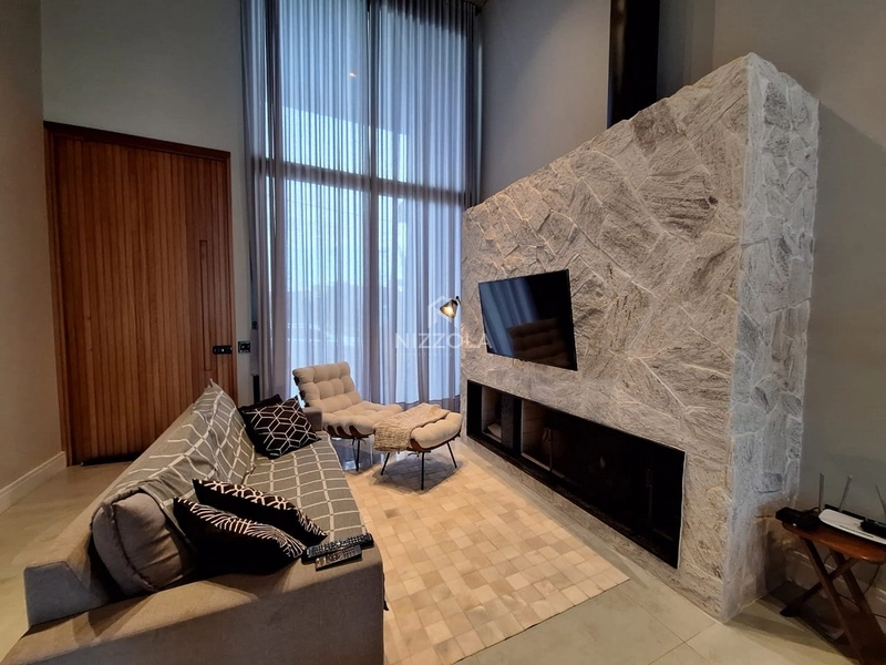 Casa térrea, com 3 suítes, mobiliada e decorada no condomínio Blue: 3ª foto da galeria de imagens do imóvel