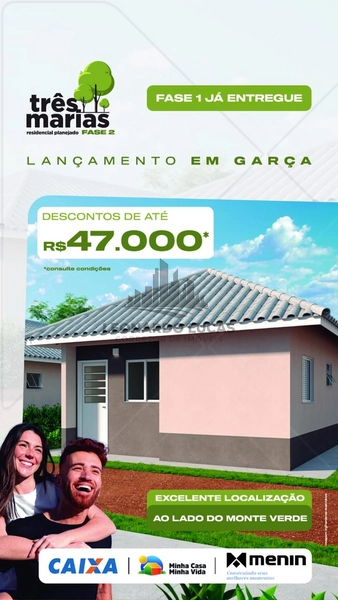 Casas no Residencial Três Marias – A Oportunidade de Conquistar o Seu: 3ª foto da galeria de imagens do imóvel