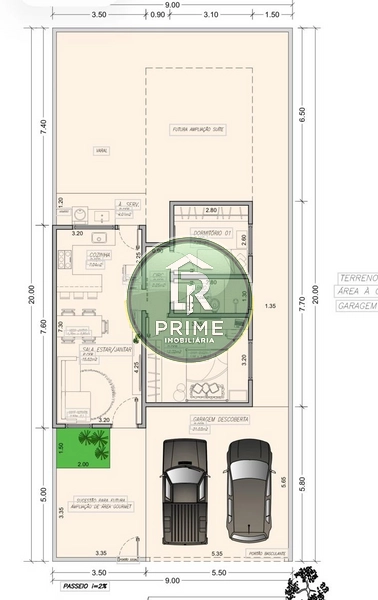 CASA NOVA EM FASE FINAL DE OBRA À VENDA NO JARDIM EUROPA – R$ 250 MIL: 3ª foto da galeria de imagens do imóvel