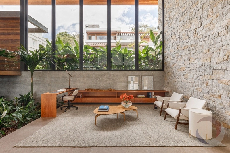 Casa de alto padrão com 4 suítes em Cacupé: 2ª foto da galeria de imagens do imóvel