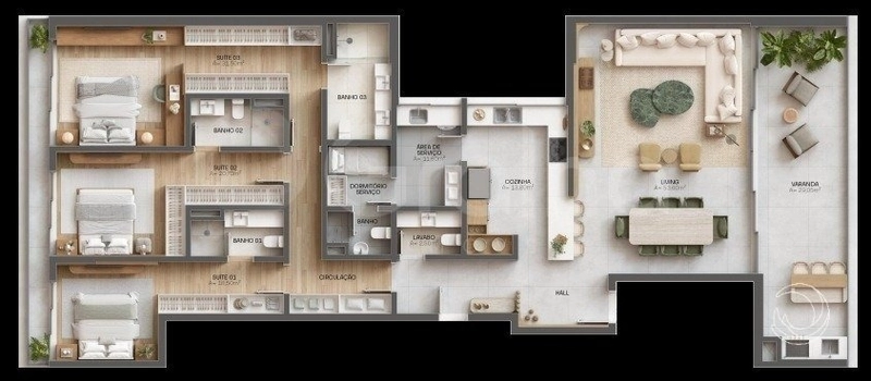 Apartamento com 3 suítes em Jurerê: 17ª foto da galeria de imagens do imóvel
