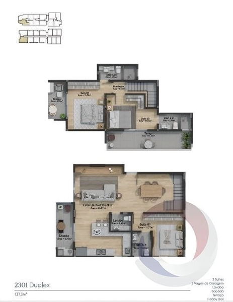 Apartamento de 2 dormitórios no João Paulo: 4ª foto da galeria de imagens do imóvel