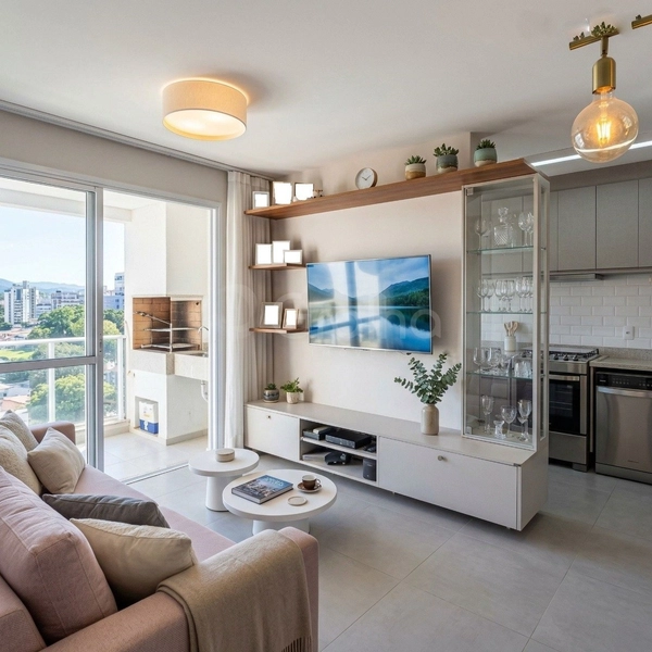 Apartamento com 2 dormitórios, sendo 1 suíte, no Estreito: 2ª foto da galeria de imagens do imóvel