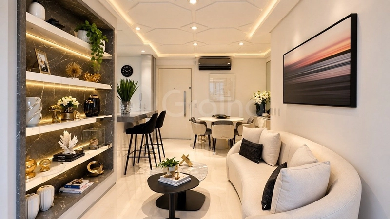 Apartamento com 2 dormitórios, sendo 1 suíte, no Centro: 3ª foto da galeria de imagens do imóvel