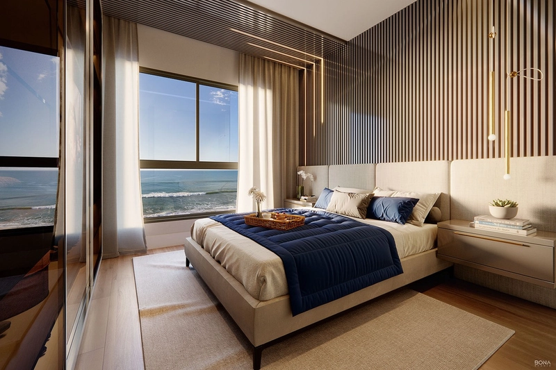 Apartamento frente mar e pé na areia na praia do Tabuleiro: 7ª foto da galeria de imagens do imóvel