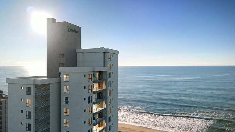 Apartamento frente mar e pé na areia na praia do Tabuleiro: 16ª foto da galeria de imagens do imóvel