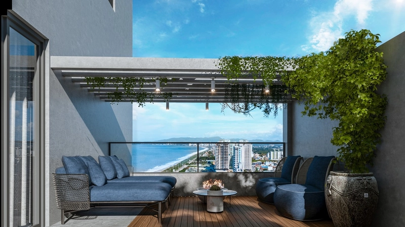 APTO na quadra do mar com vista para a praia de Bal. Piçarras: 13ª foto da galeria de imagens do imóvel